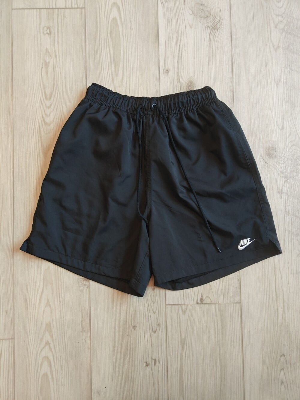 Men’s Nike Sportswear Club Woven Flow Pocket Athletic Shorts Black Size Small S